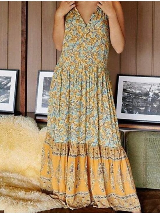 Spell Dresses & Skirts - Spell & The Gypsy Gold Delirium Maxi Dress NWOT Small Boho Rare